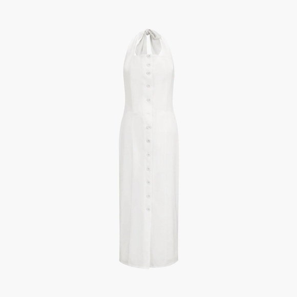 White linen dress-never worn with tags - Picture 3 of 3